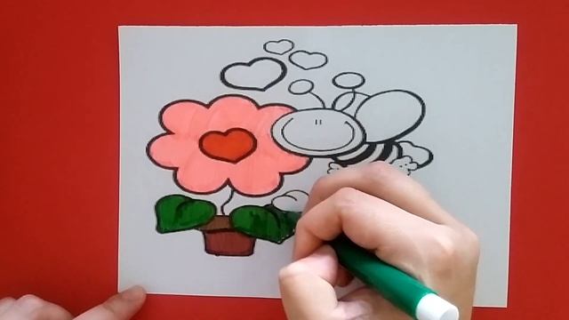 Draw a picture of bees for kids Нарисуйте картинку пчел для детей смотреть онлайн