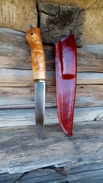 Охотничий нож - 1.2379 и кап березы. смотреть онлайн