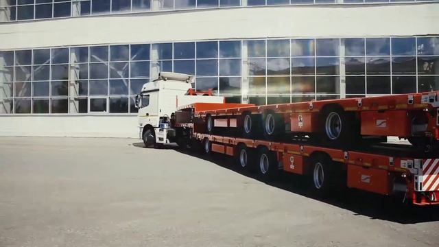 4-осные низкорамные полуприцепы Тверьстроймаш отправляются в работу. смотреть онлайн