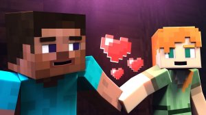 Алекс и Стив интрига в отношениях и злобная ведьма, майнкрафт мультфильм