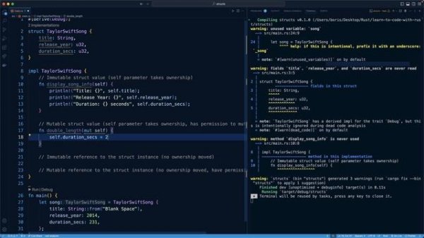 9.011. self Parameter as Mutable Struct Instance