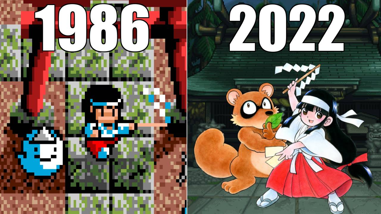 Эволюция серии игр Pocky & Rocky [1986-2022] смотреть онлайн