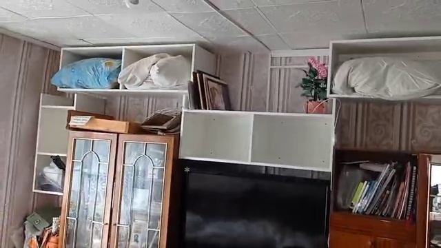 Папа делает бабушке полки (Часть2)