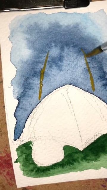 День 28. #кемпинг #camping #watercolor #art #акварель #невскаяпалитра #иллюстрация #иллюстратор смотреть онлайн