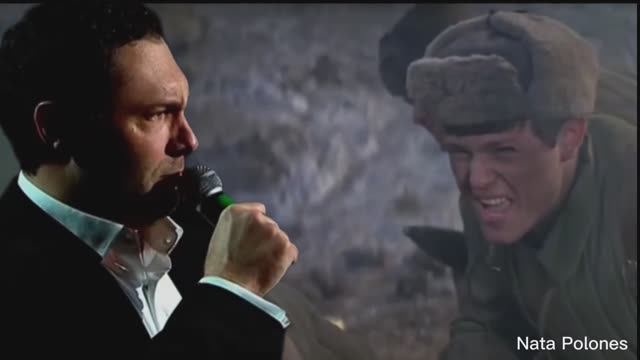 "Горячий снег". Евгений Кунгуров в клипе по одноимённому кинофильму. смотреть онлайн