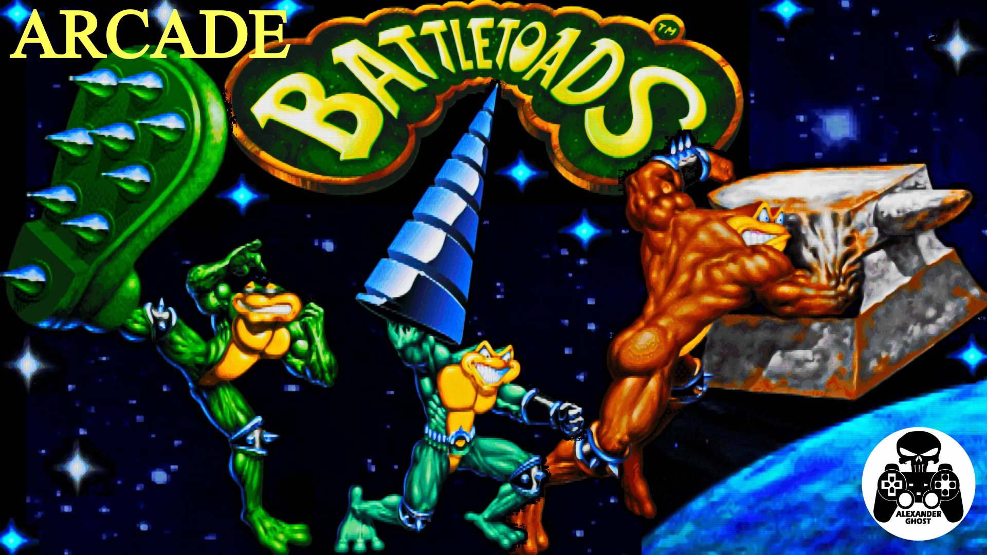 Battletoads Arcade (Боевые Жабы Аркадная версия) прохождение смотреть онлайн