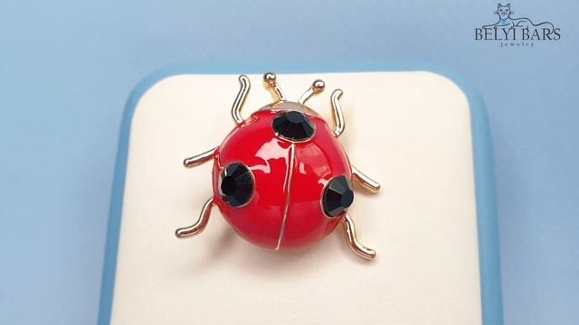 Брошь Божья коровка эмаль смотреть онлайн