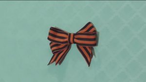 Двойной бант! Как красиво завязать Георгиевскую ленту! 9 Мая! День Победы!