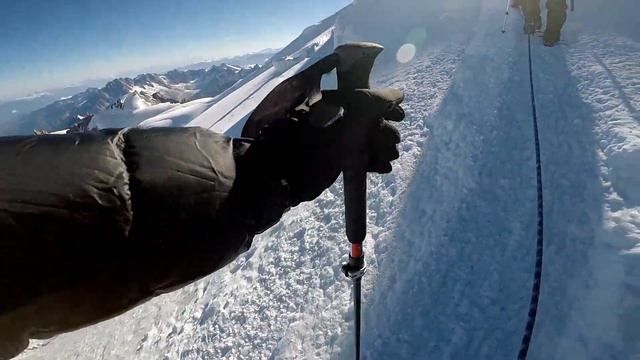 Bv.Vallot 4362m-sammit M.Mont Blanc 4810m-(05.09.18)(full Video)/Приют Валло-вершина г.Монблан