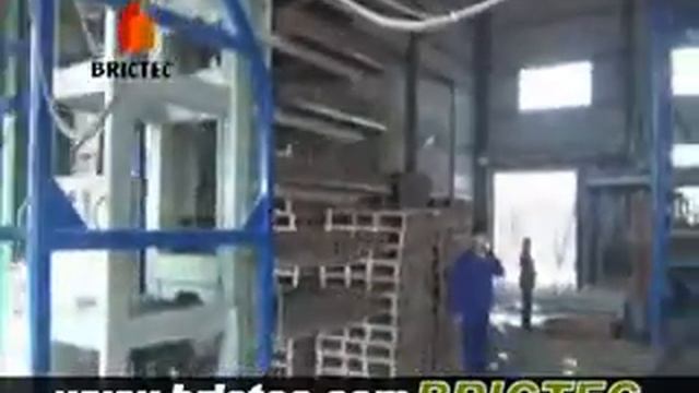西安 Cement brick production line video    Цемент кирпич производственной линии видео