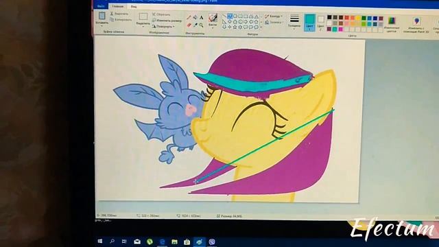 Делаем прически поняшкам в пеинте) смотреть онлайн