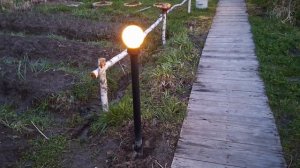 Освещение дорожек на даче