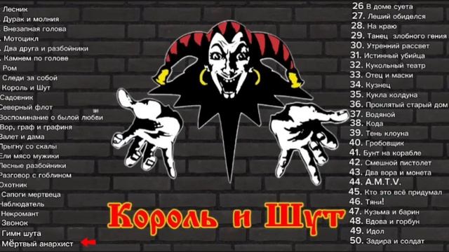 топ 50 лучших песен Король И Шут