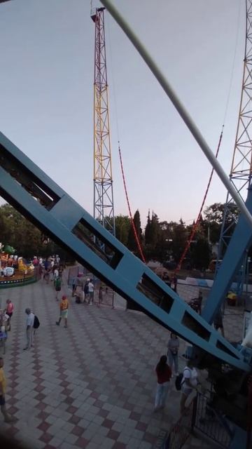 Два круга на Колесе обозрения с ребёнком на троих 500 рублей | Крым Судак Чёрное море смотреть онлайн