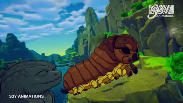 МАЛЫШ ГОДЗИЛЛА и КОНГ против ЧЕРЕПОЗАВРОВ и БИОЛАНТЭ!