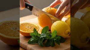 Домашний холодный лимонад с мятой и апельсином: натур?
