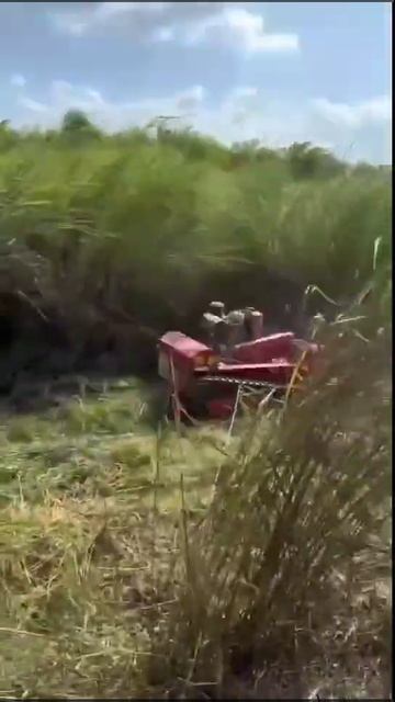 Мощная газонокосилка с дистанционным управлением. смотреть онлайн