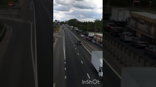 Дорога М7 , Ногинск,вечная пробка на светофоре… смотреть онлайн