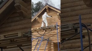 Пескоструйная обработка дерева