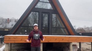 Отопление в А-Фрейм доме электрическим теплым полом DD-Company