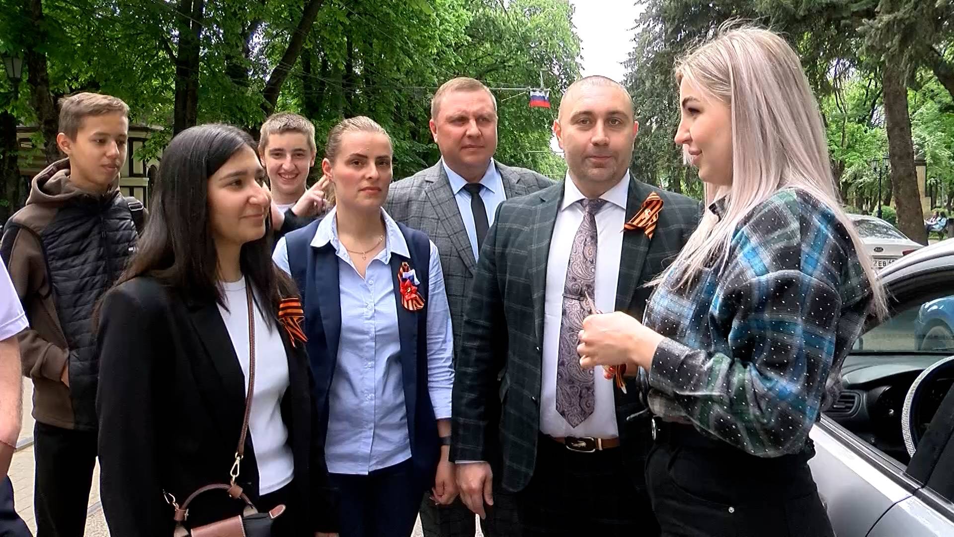 АКЦИЯ ГАИ "ГЕОРГИЕВСКАЯ ЛЕНТОЧКА" ПРОШЛА В ПЯТИГОРСКЕ смотреть онлайн