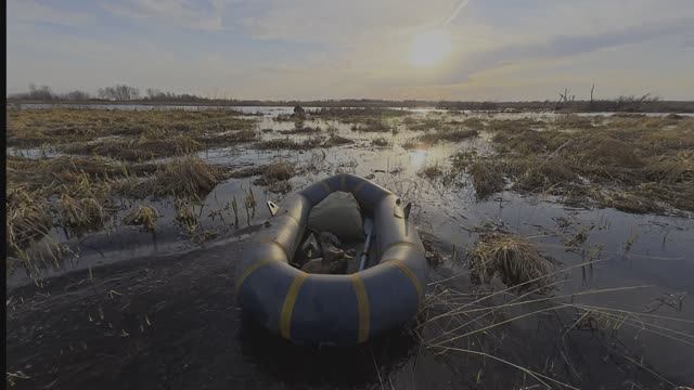 Весна-2025. Охота на селезня с чучелами. Земля оттаяла, УАЗ помогает