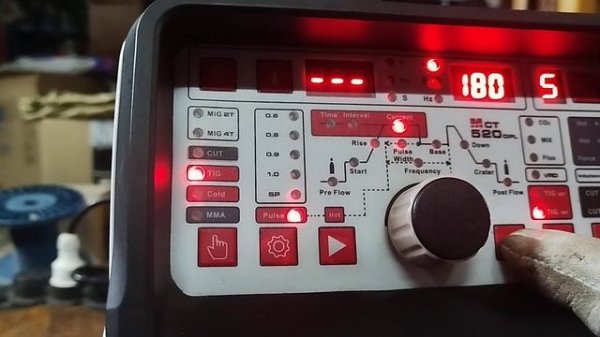 Ч - 2 ANDELI-520DPL. Настройка в пульс режимах.