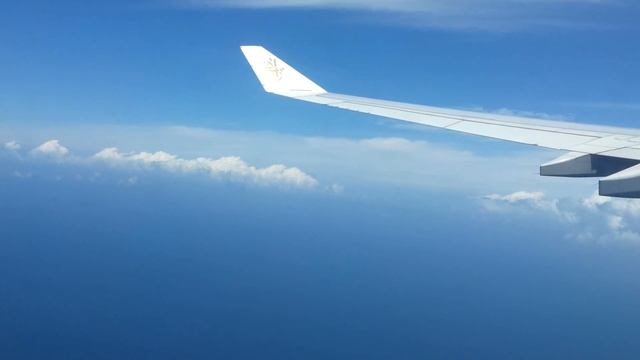 Посадка самолета. Сейшельские острова Маэ. Landing airplane. Se смотреть онлайн