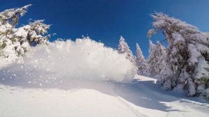 Сноубординг. Свобода и скорость. Монтаж под музыку.