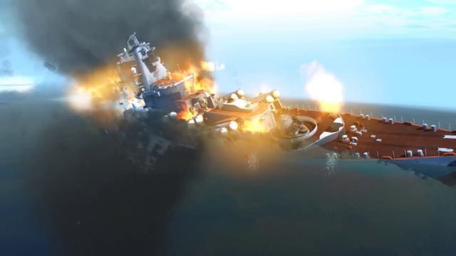 Ukrainian 9К72 SCUD Missiles destroys Russian warship смотреть онлайн