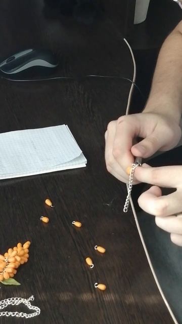 серьги облепиха из полимерной глины. смотреть онлайн