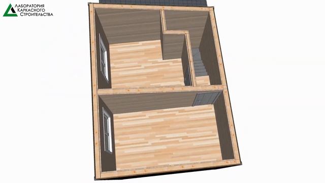 Проект мансардного дома 5х6,5 c террасой смотреть онлайн