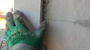 Монтаж четвертей из газобетона