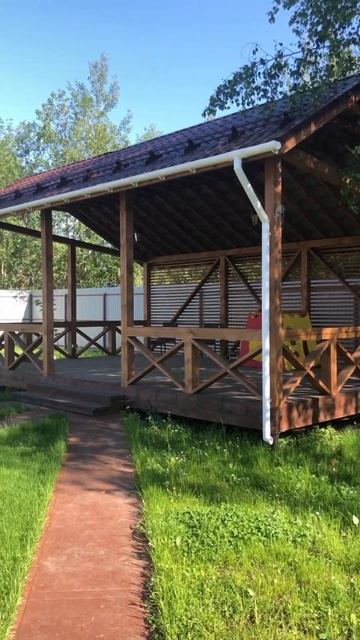 Летняя беседка 8*6м смотреть онлайн