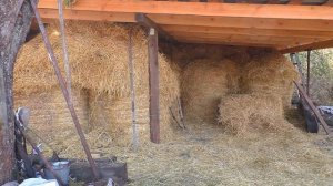 навес для сена