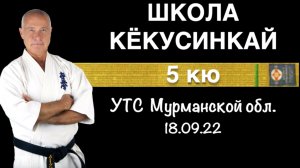 Школа Кёкусинкай / 5 кю / Правка Кихона и ката (18.09.22)