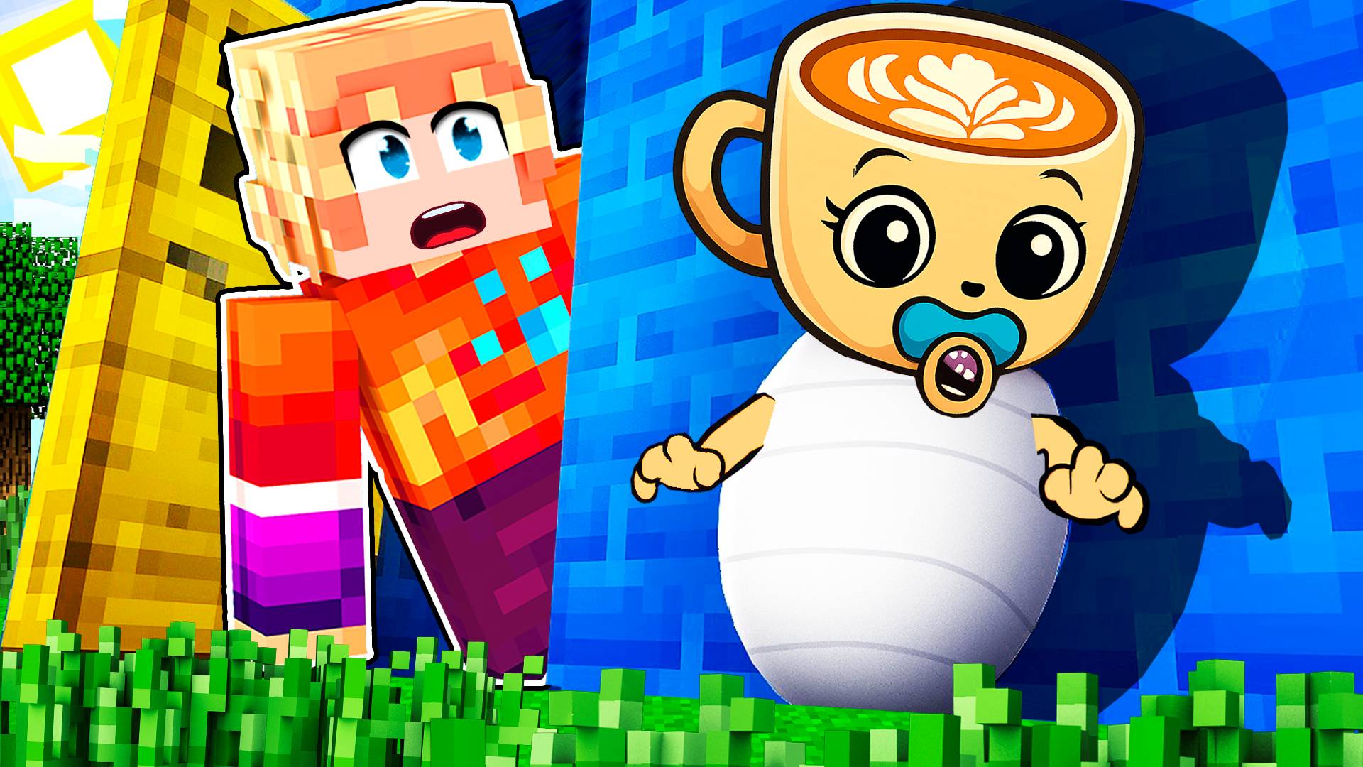 ШОК! 😱 МНЕ ПОДКИНУЛИ БЕЙБИ БАЛЕРИНА КАПУЧИНА РЕБЁНКА ПОД ДВЕРЬ! ЧТО ДЕЛАТЬ В МАЙНКРАФТ? смотреть онлайн