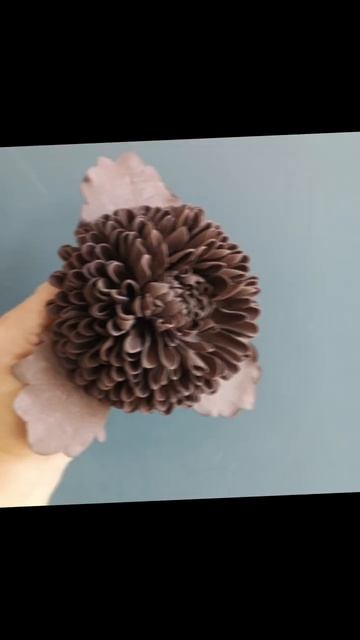 Как вам такая хризантема? #хризантема #брошь #мойстиль смотреть онлайн