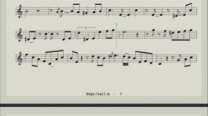 Есть только миг - Ноты для саксофона тенор, трубы, стро?