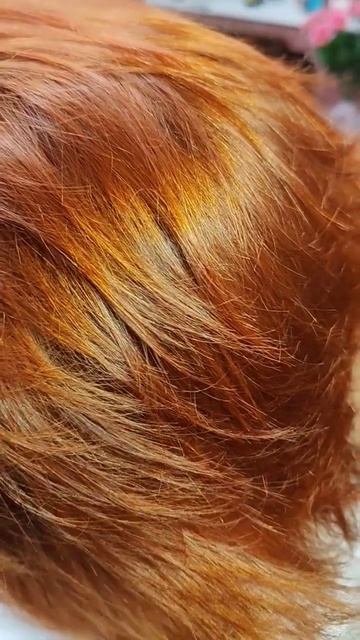 Красим волосы в яркий цвет. Оранжевые волосы. Рыжий цв? смотреть онлайн