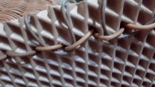 Самый простой способ оплетения подошвы башмака.