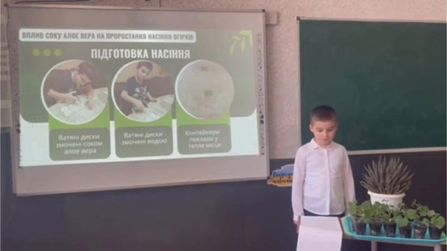 Кальчев Гліб, 3 клас "Вплив соку алое вера на проростан? смотреть онлайн
