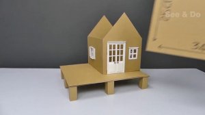 Как сделать красивый дом из картона - Дом мечты # 06