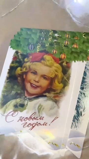Новогодняя находка на Wb😻 Ретро гирлянды 12 шт✨ рисунк смотреть онлайн