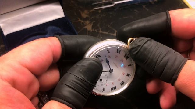 Финал ремонта серебряных часов Doxa