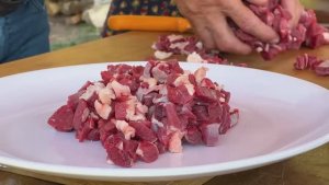 БАКЛАЖАНЫ с очень сочной мясной начинкой!  Азербайджанская Кухня Деревенская Кухня  Рецепты