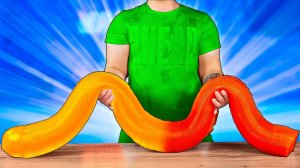 УВЕЛИЧИЛИ ЖЕЛЕЙНОГО ЧЕРВЯКА В 1000 РАЗ - ВАНЗАЙ vanzai в 4K