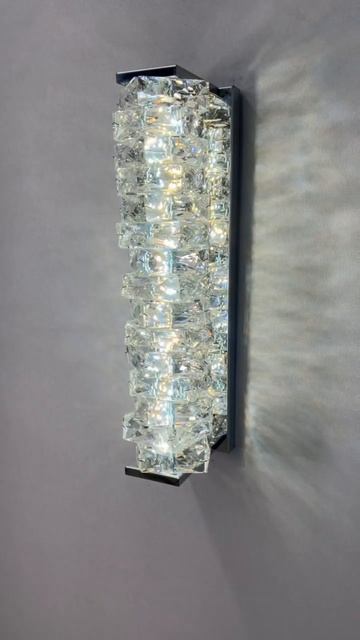 Світлодіодне бра LED 14 Вт кришталеве колір каркасу хром смотреть онлайн