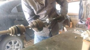 Как снять ШРУС Шевроле COBALT LT