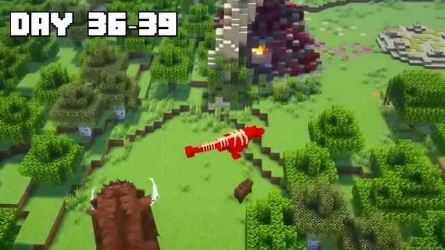 Живу 100 Дней как КРОВАВЫЙ ДИНОЗАВР в ХАРДКОР Майнкрафт смотреть онлайн